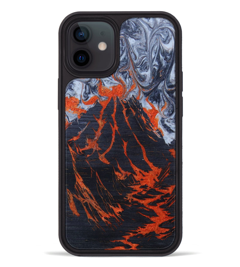 iPhone 12 Wood+Resin Phone Case - Arleth (Lava, 626051)