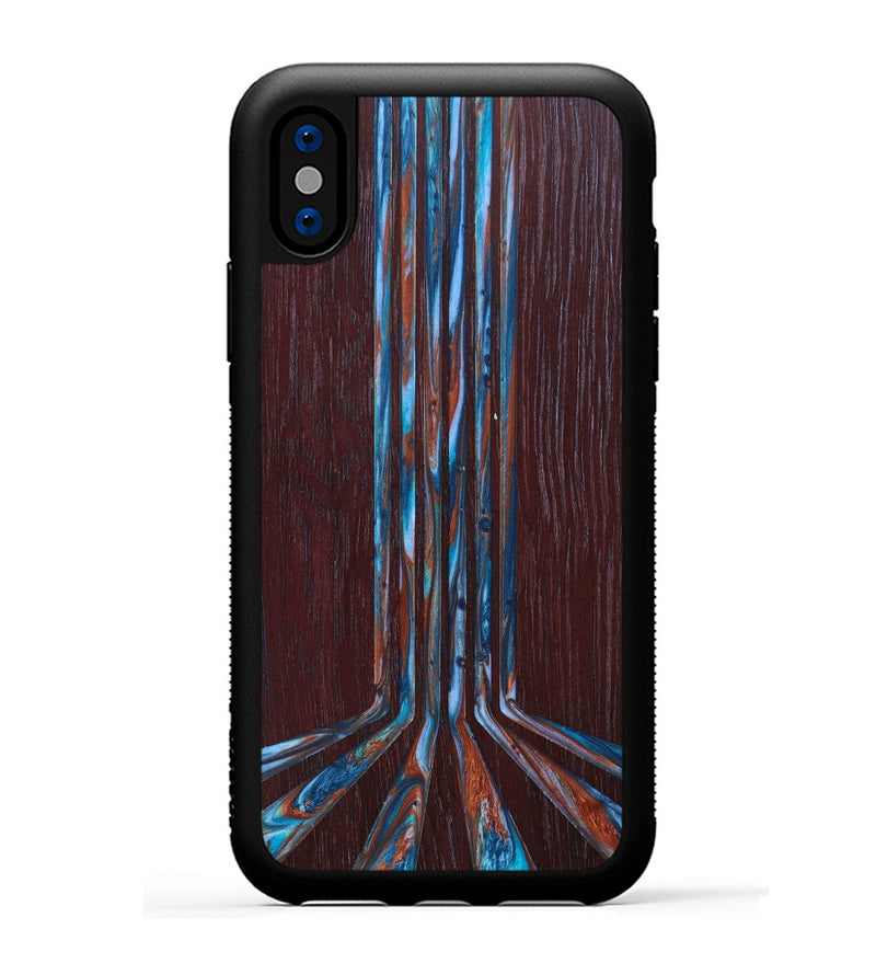 iPhone Xs Wood+Resin Phone Case - Cohen (Retro, 634823)