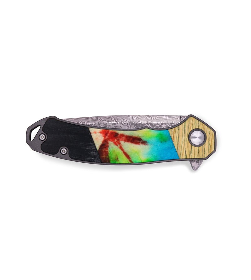 EDC Wood+Resin Pocket Knife - Billie (Retro, 637054)