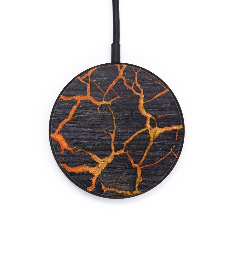 Circle Wood+Resin Wireless Charger - Madisen (Lava, 625453)