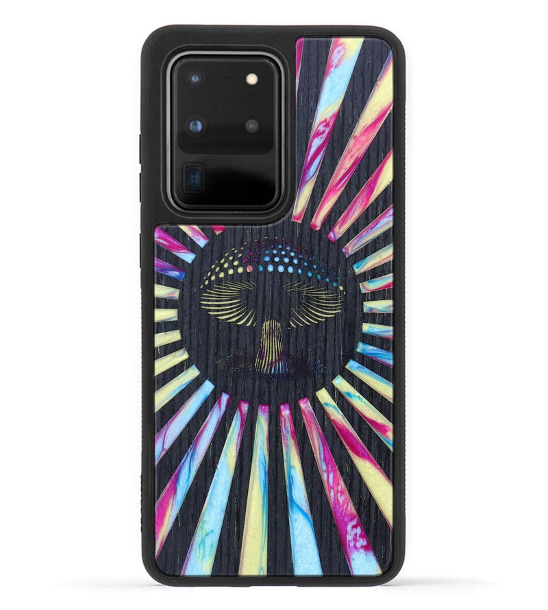 Galaxy S20 Ultra Wood+Resin Phone Case - Shaq (Retro, 634431)