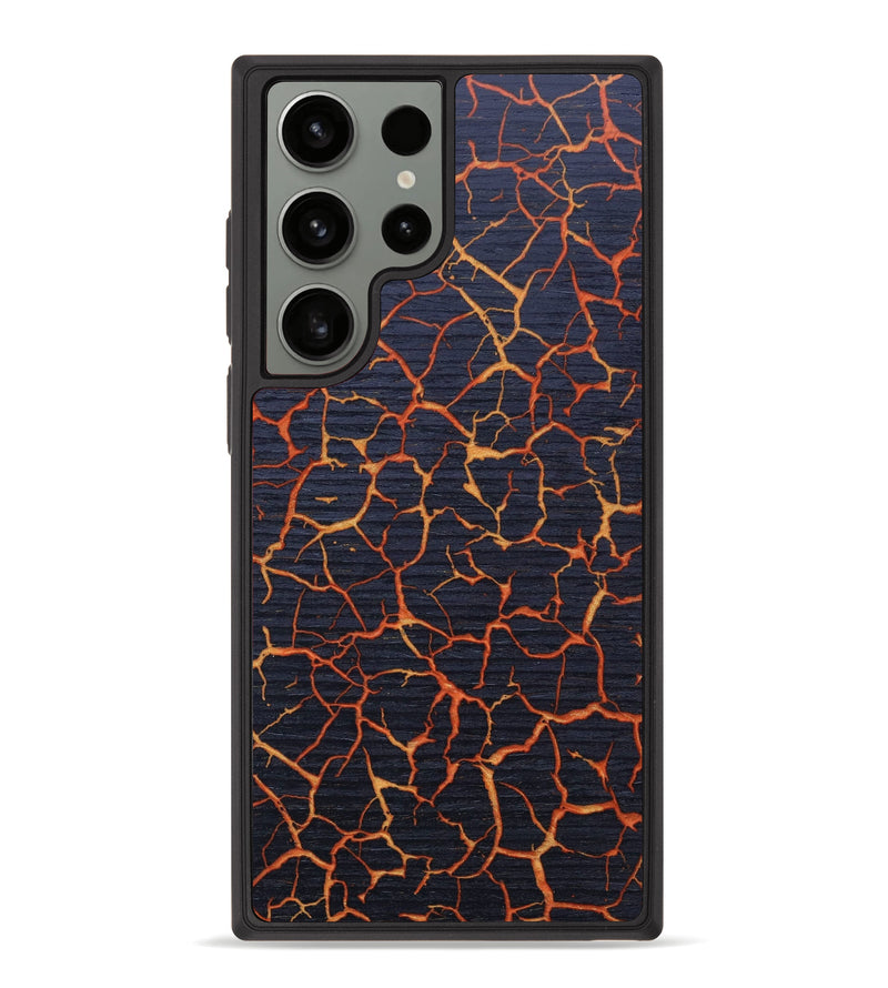 Galaxy S23 Ultra Wood+Resin Phone Case - Ervin (Lava, 627113)