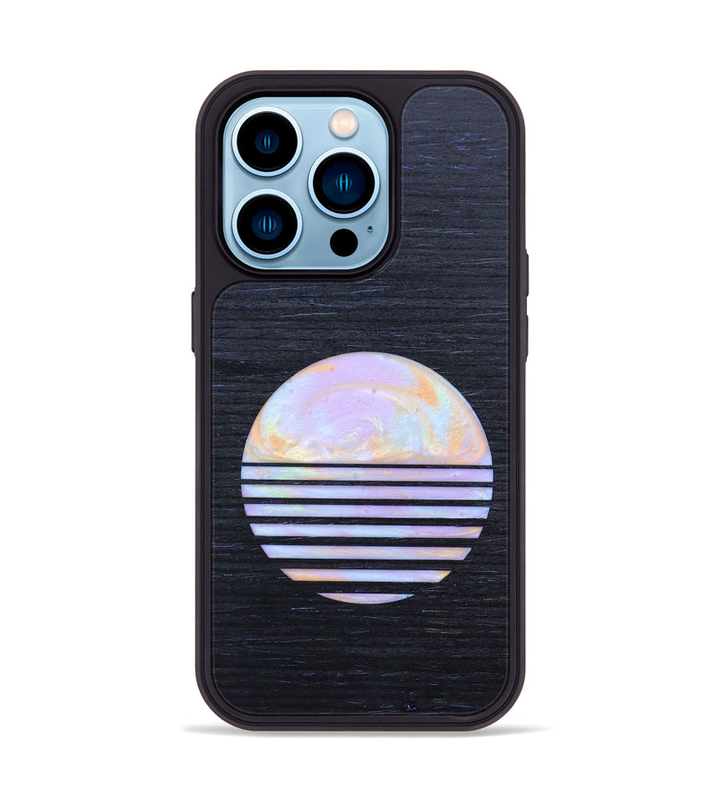iPhone 14 Pro Wood+Resin Phone Case - Rihanna (Retro, 634858)