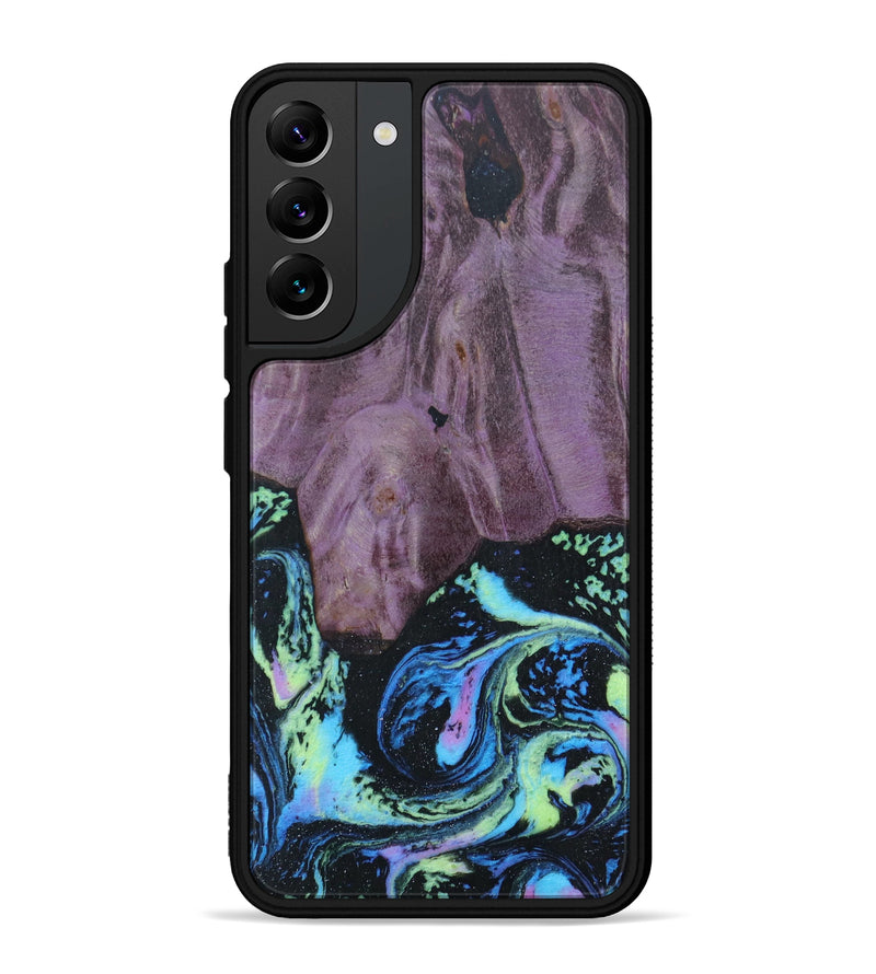 Galaxy S22 Plus Wood+Resin Phone Case - Judah (Aurora, 617702)