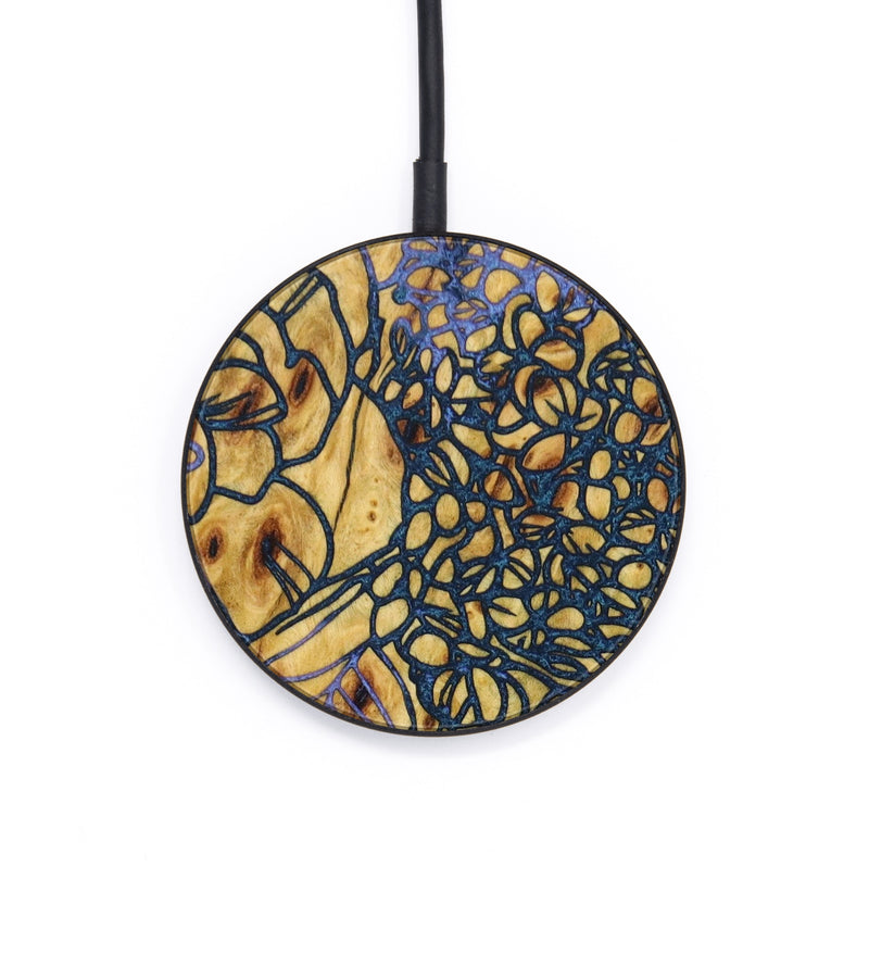 Circle Wood+Resin Wireless Charger - Kasey (Spring, 644241)