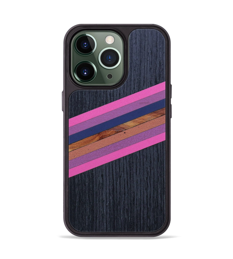 iPhone 13 Pro Wood+Resin Phone Case - Flora (Retro, 636286)