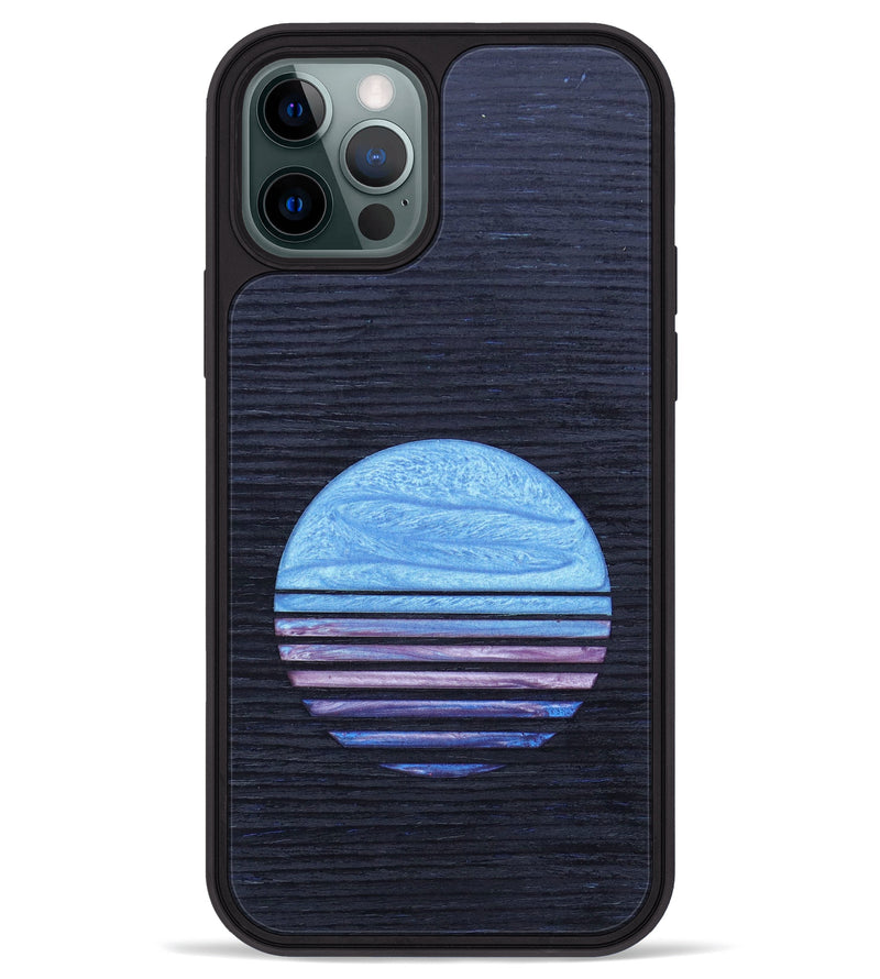 iPhone 12 Pro Max Wood+Resin Phone Case - Rebekah (Retro, 634460)