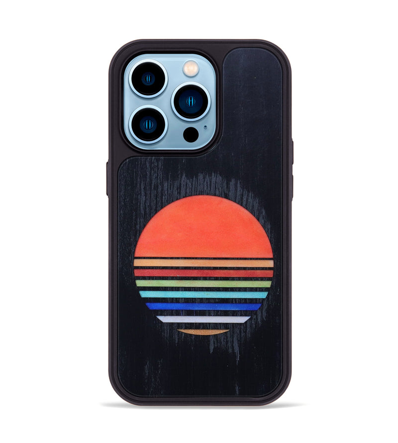 iPhone 14 Pro Wood+Resin Phone Case - Randal (Retro, 634767)