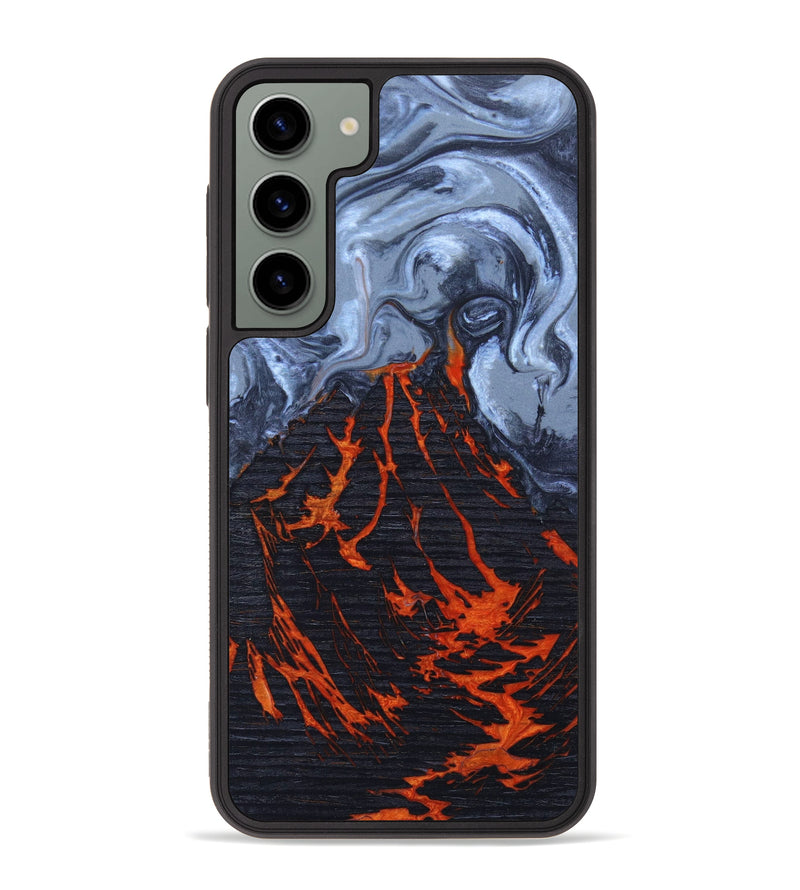 Galaxy S23 Plus Wood+Resin Phone Case - Tiffany (Lava, 627583)