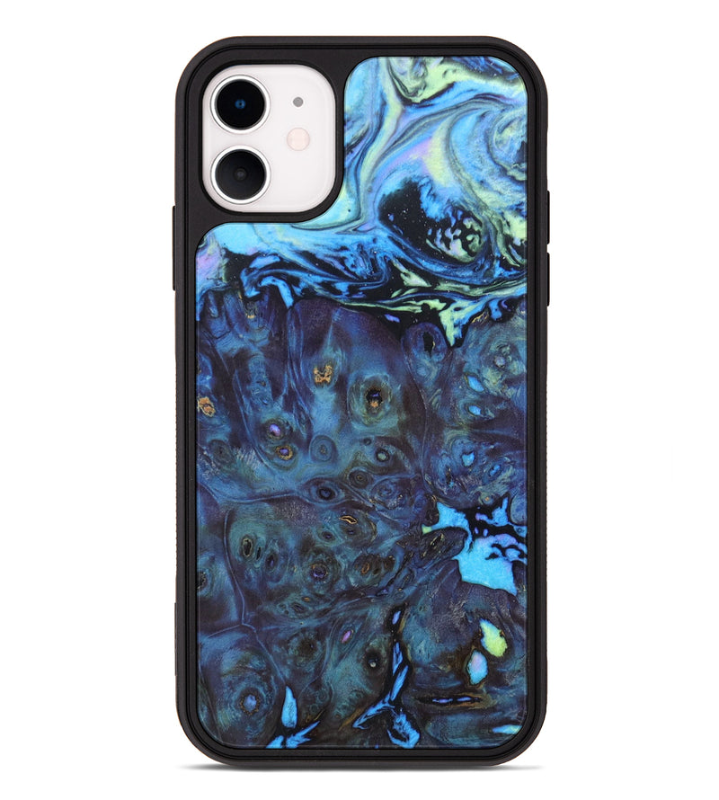 iPhone 11 Wood+Resin Phone Case - Carter (Aurora, 617429)