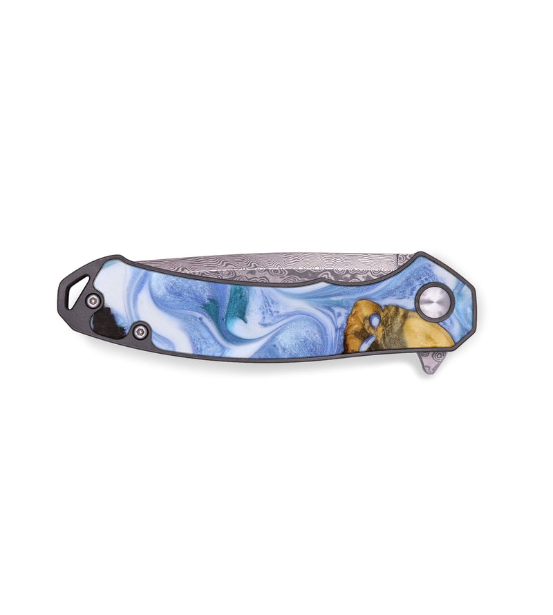EDC Wood+Resin Pocket Knife - Emmanuel (Artist Pick, 641831)