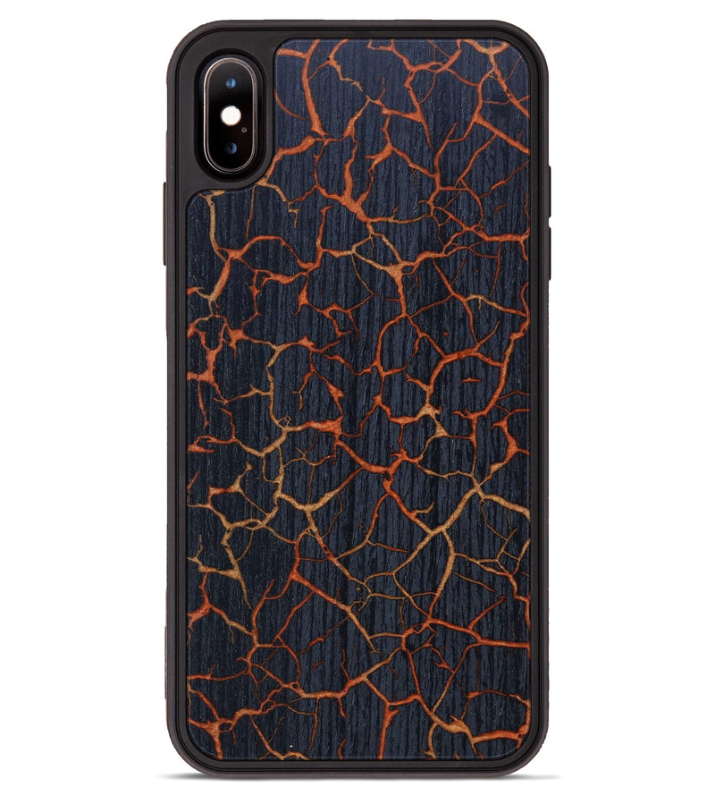 iPhone Xs Max Wood+Resin Phone Case - Carlee (Lava, 627117)