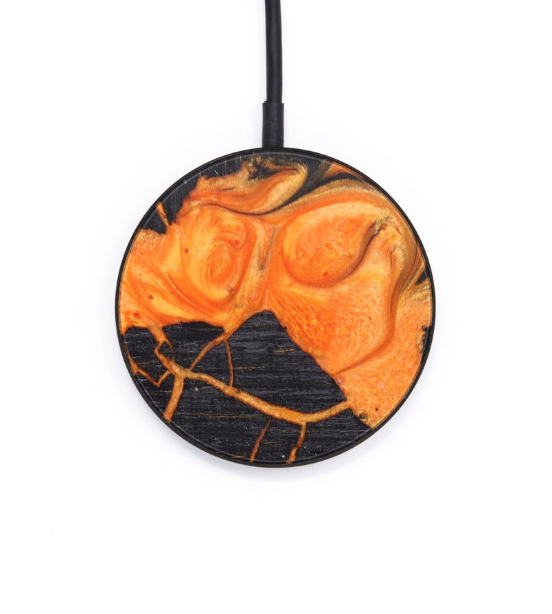 Circle Wood+Resin Wireless Charger - Kaitlyn (Lava, 625116)