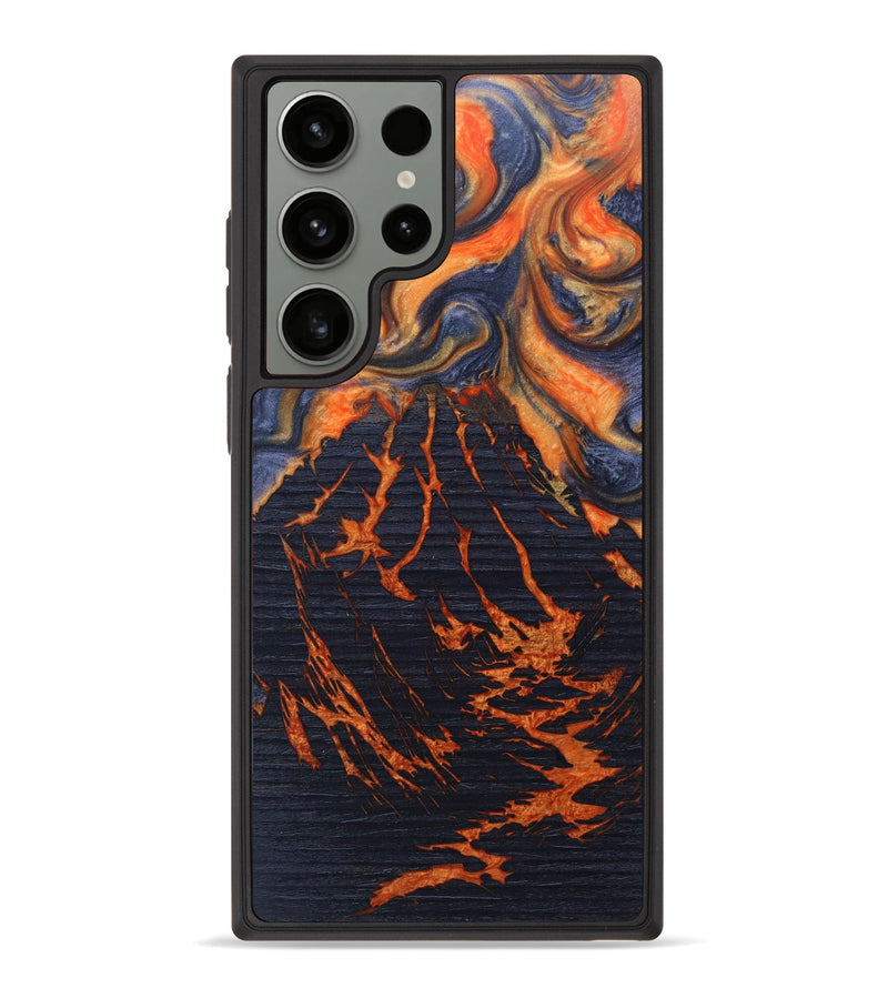 Galaxy S23 Ultra Wood+Resin Phone Case - Peggy (Lava, 627535)