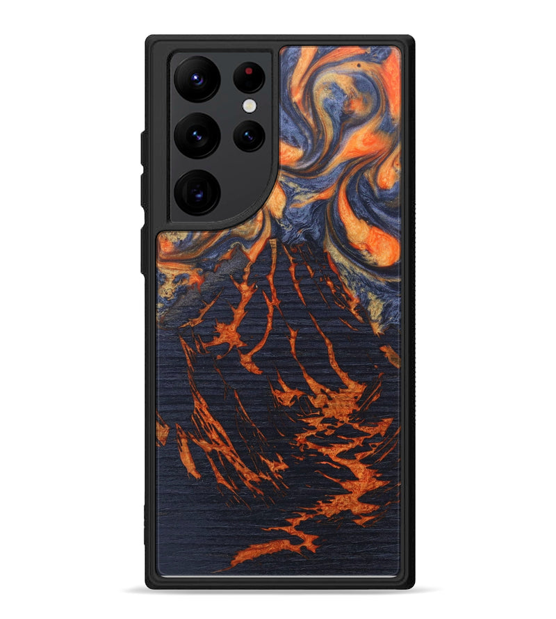 Galaxy S22 Ultra Wood+Resin Phone Case - Everleigh (Lava, 627524)