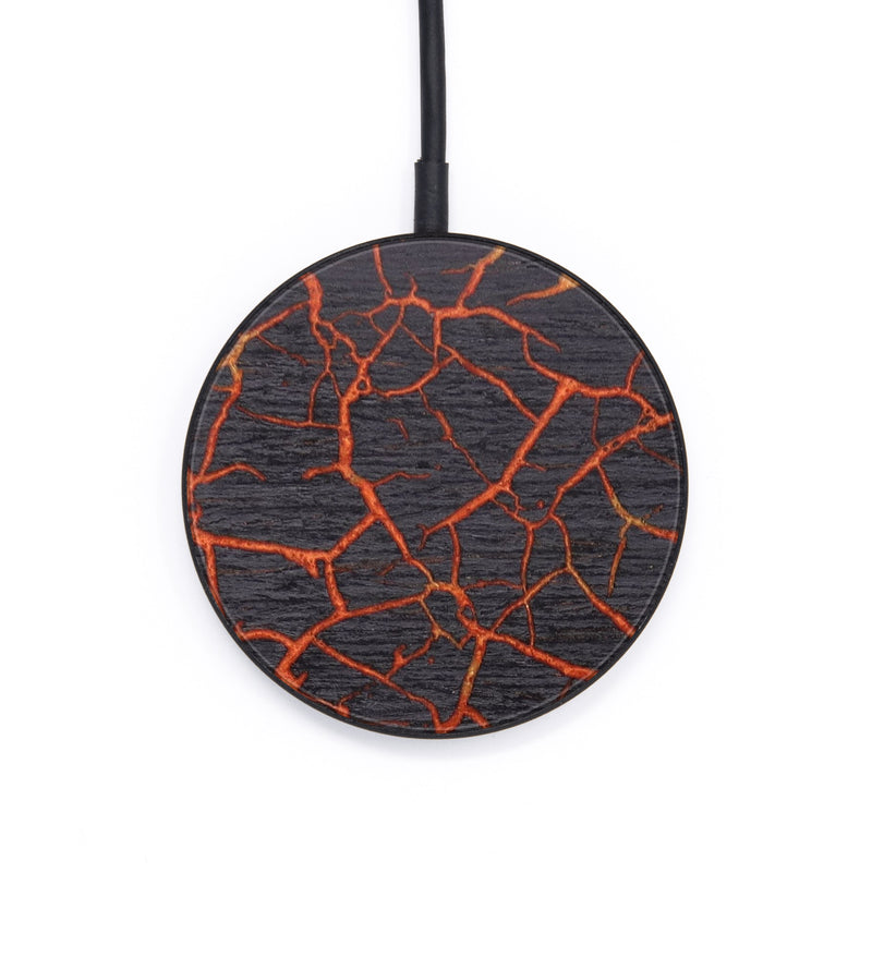 Circle Wood+Resin Wireless Charger - Edwina (Lava, 626488)