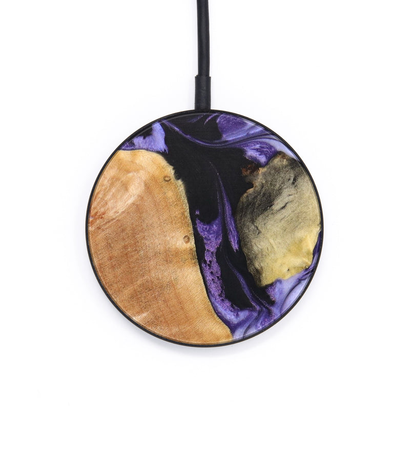Circle Wood+Resin Wireless Charger - Archie (Mosaic, 640532)