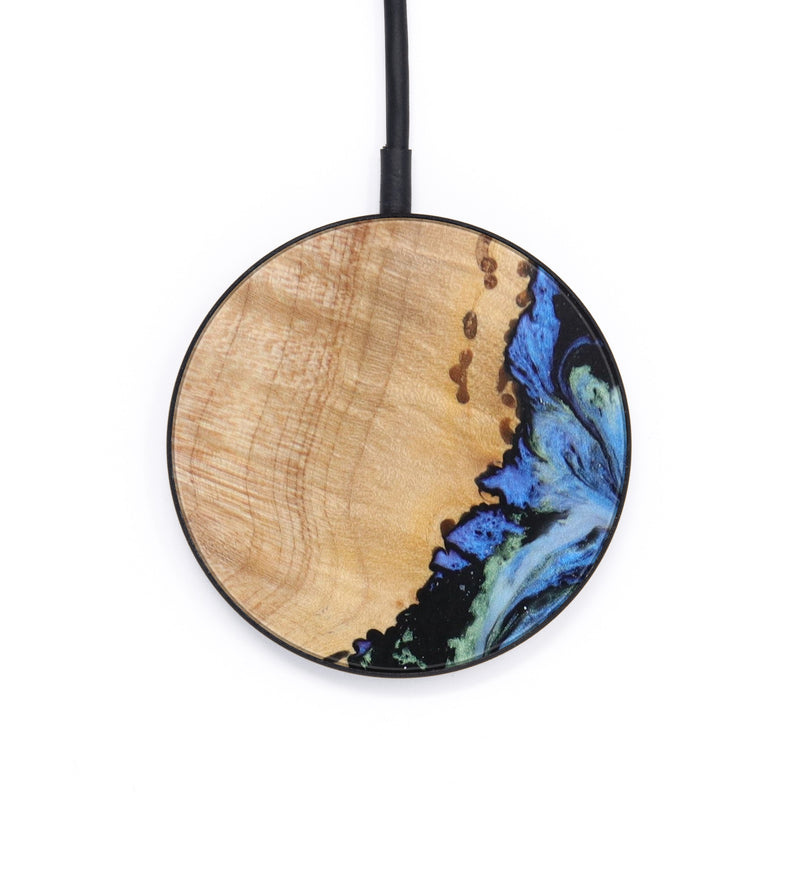 Circle Wood+Resin Wireless Charger - Timmy (Aurora, 618589)