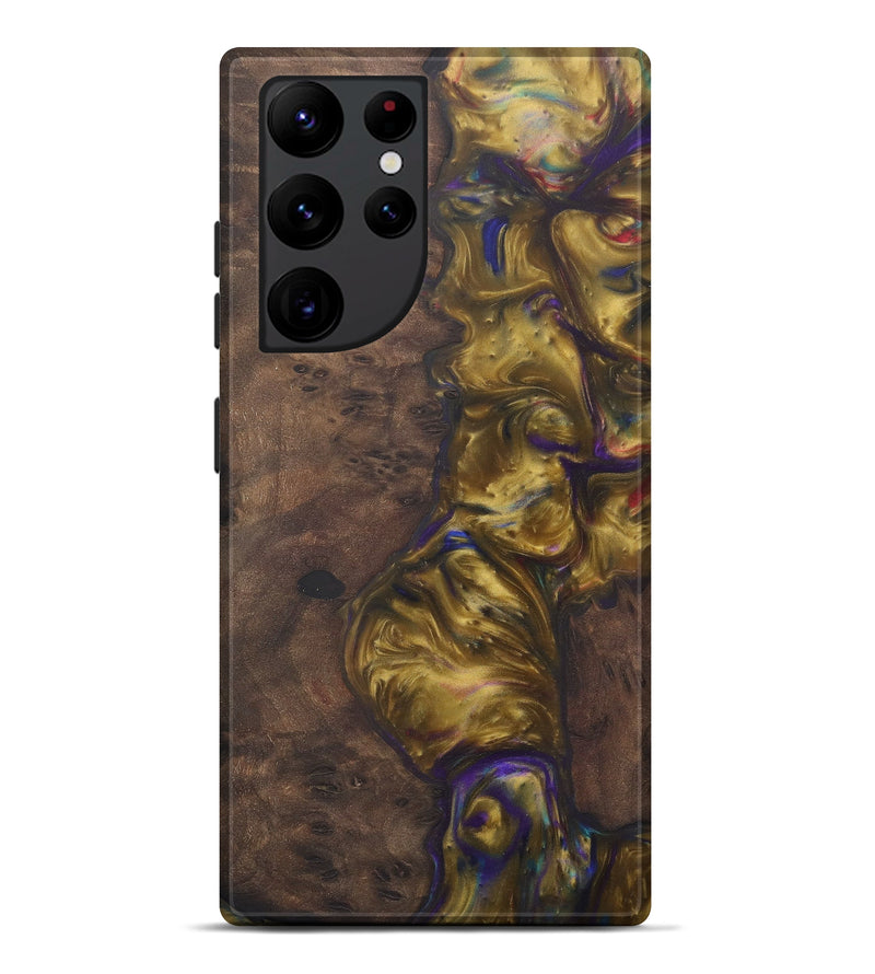 Galaxy S22 Ultra Wood+Resin Live Edge Phone Case - Mail (Metallic, 575492)
