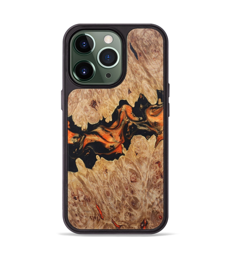 iPhone 13 Pro Wood+Resin Phone Case - Tucker (Lava, 625044)