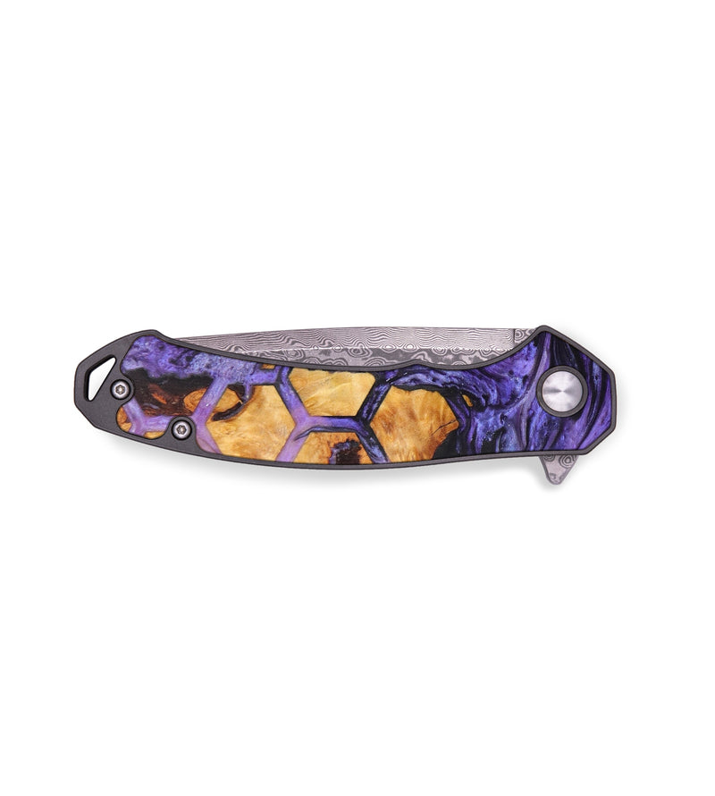 EDC Wood+Resin Pocket Knife - Ana (Pattern, 636420)