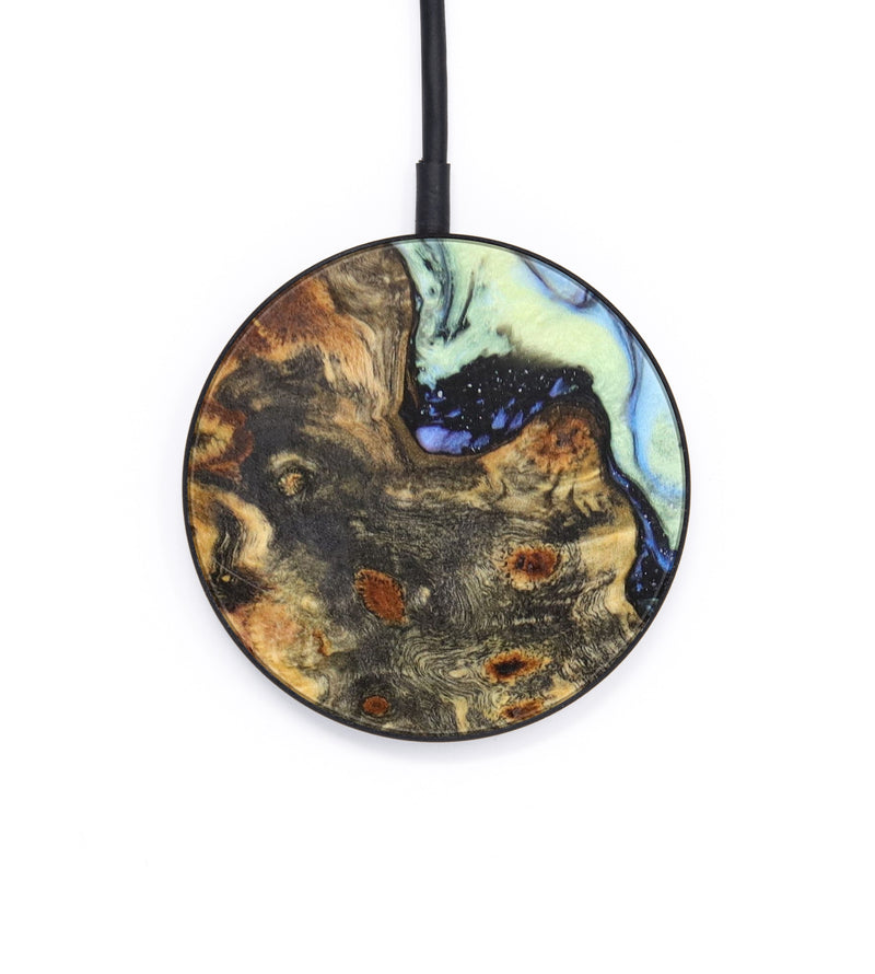Circle Wood+Resin Wireless Charger - Bowie (Aurora, 617454)